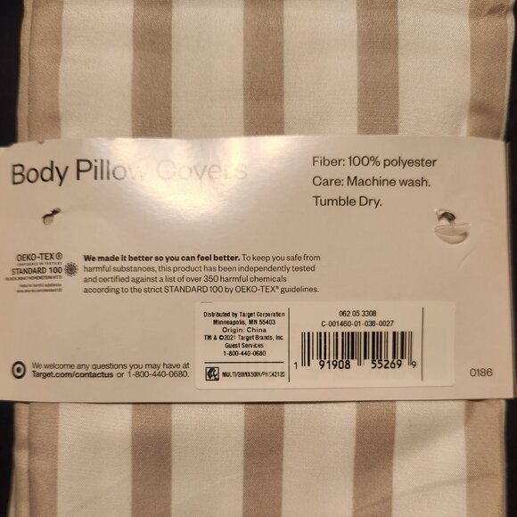 Two Packs of Room Essentials Body Pillow Covers - 4 Covers - NWT - Picture 5 of 5